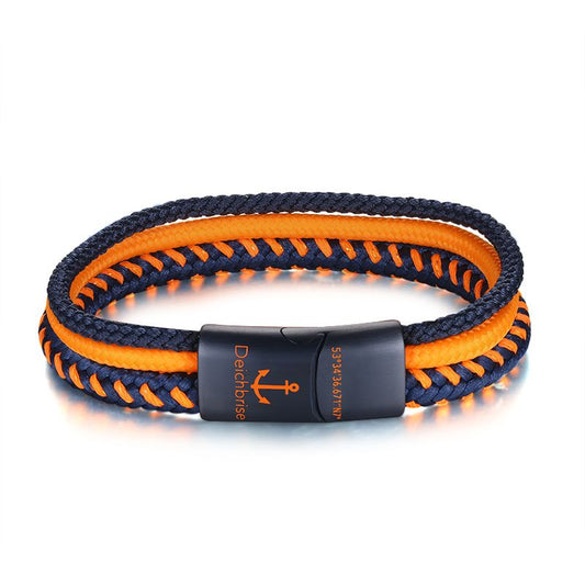 Segelseil-Segeltau Armband Neptuns Kraft 2 (Multistrang)