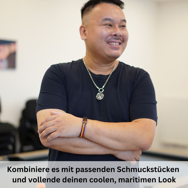 Segelseil-Segeltau Armband Neptuns Kraft 2 (Multistrang)