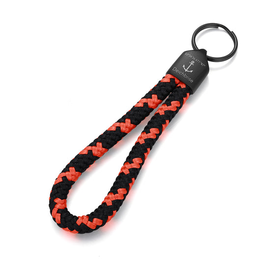 Schlüsselanhänger aus Segeltau Leuchtfeuer (8mm)