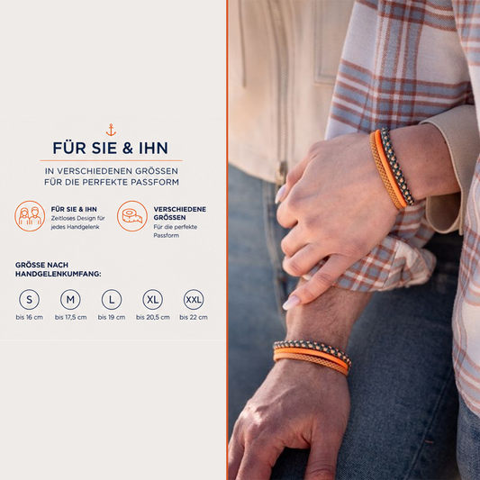 Segelseil-Segeltau Armband Amrum (Multistrang)