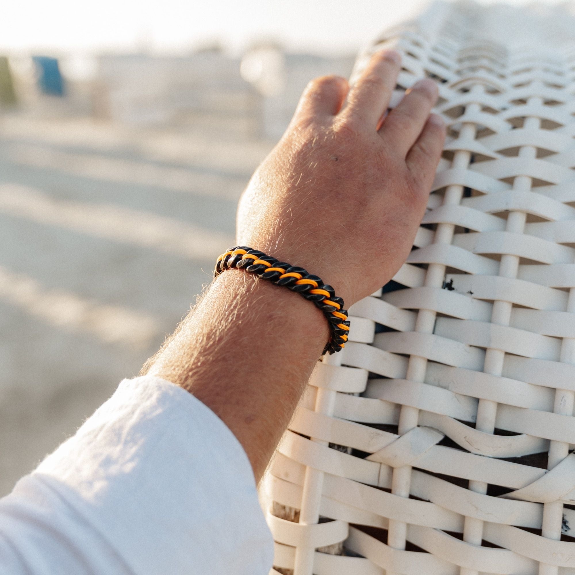 Stahltau Armband Dark Sundowner