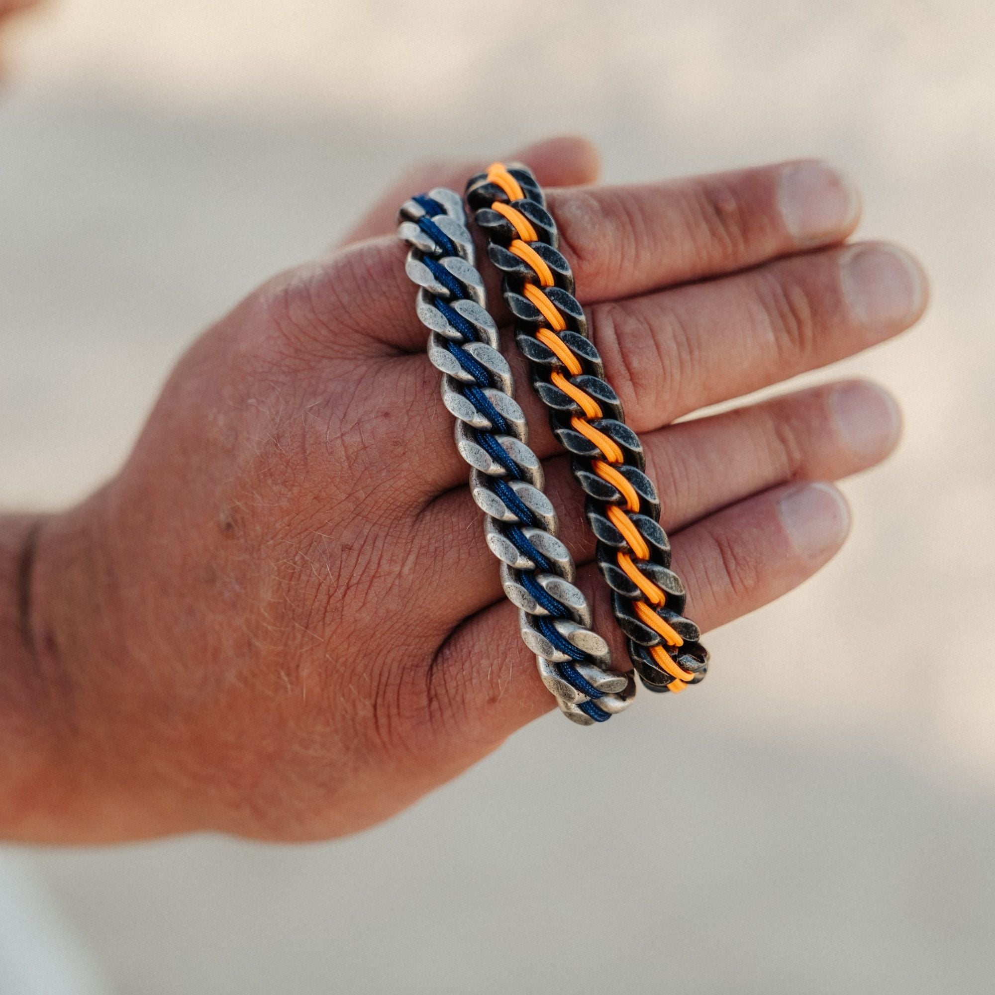 Stahltau Armband Dark Sundowner
