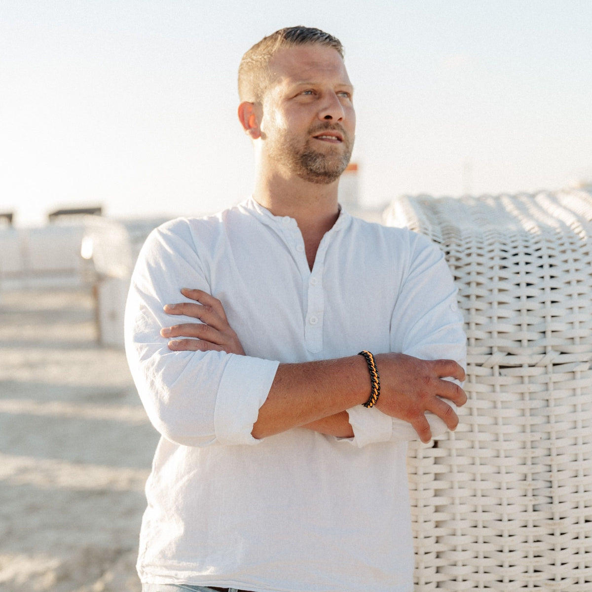 Stahltau Armband Dark Sundowner