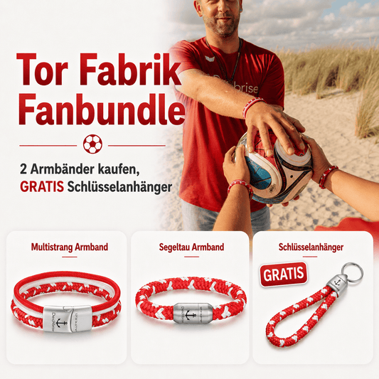 Tor Fabrik Fanbundle - 2 Armbänder kaufen, GRATIS Schlüsselanhänger