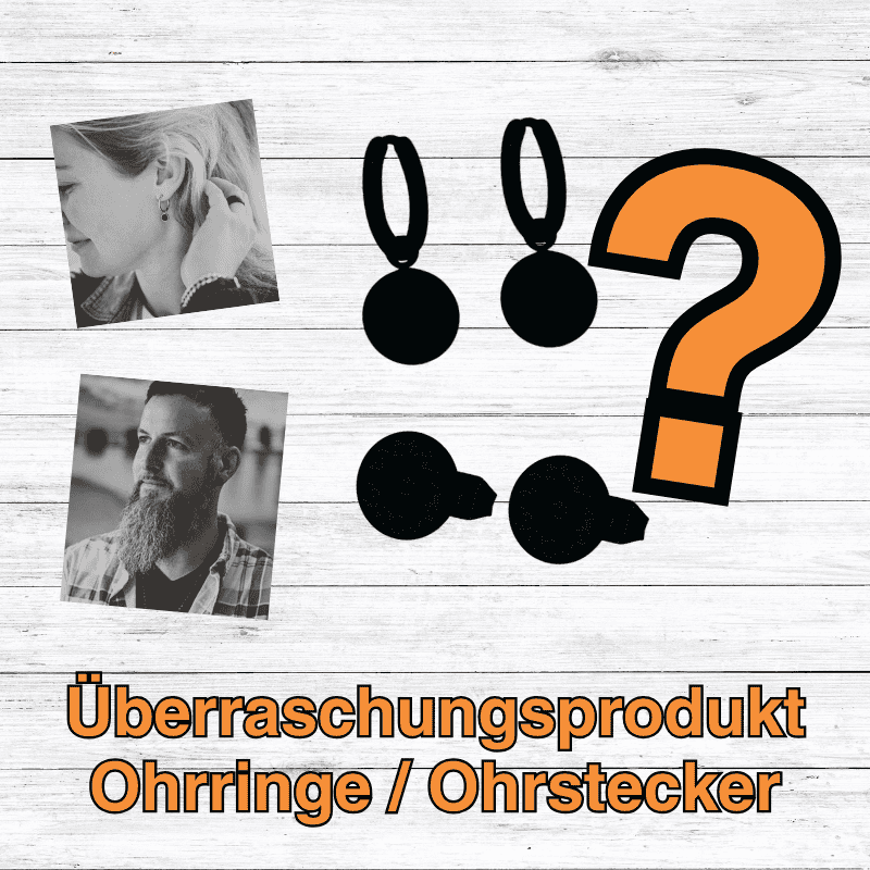 Überraschungsprodukt Ohrringe oder Ohrstecker (Küstengirls & Kapitän rockt)