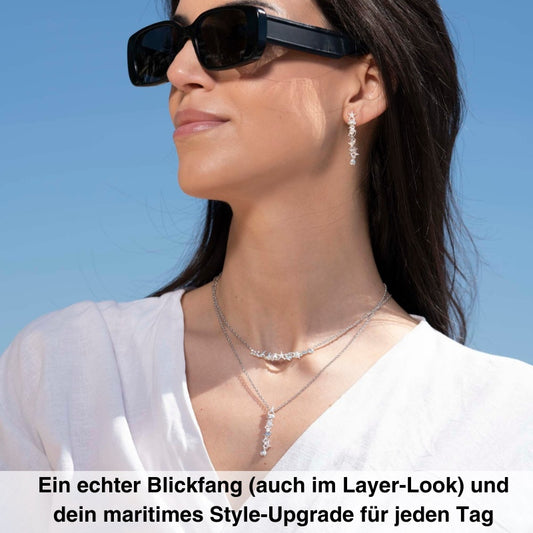 925er Silber Kette Meeresbrise (Horizont)
