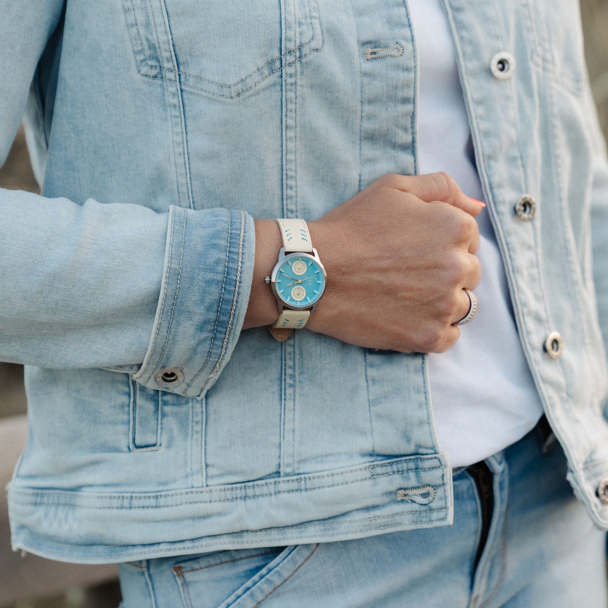Damen-Uhr Dünentraum - 32mm mit Wechselarmband