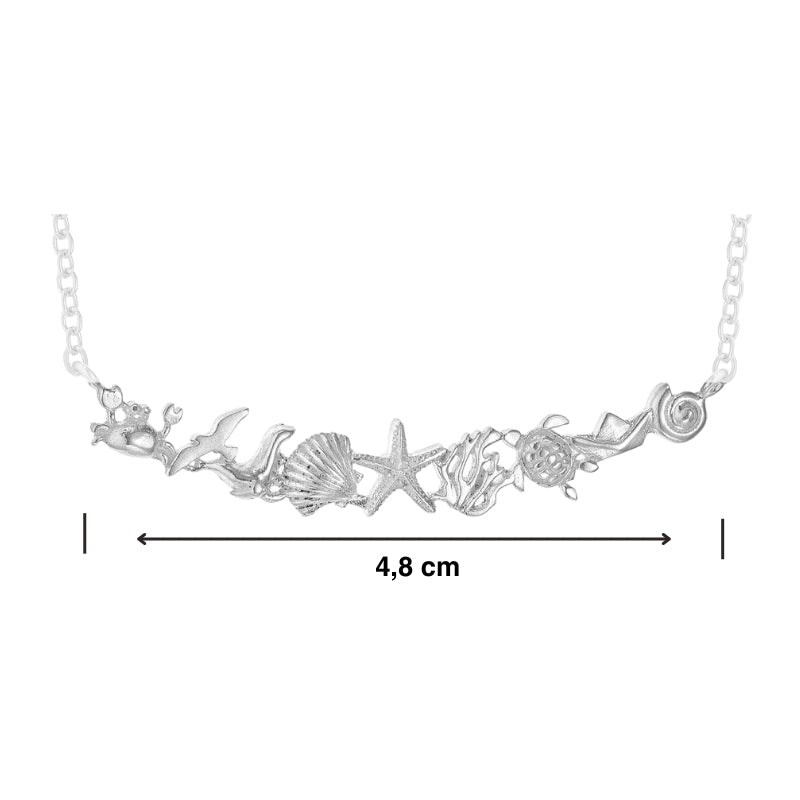 925er Silber Kette Meeresbrise (Horizont)