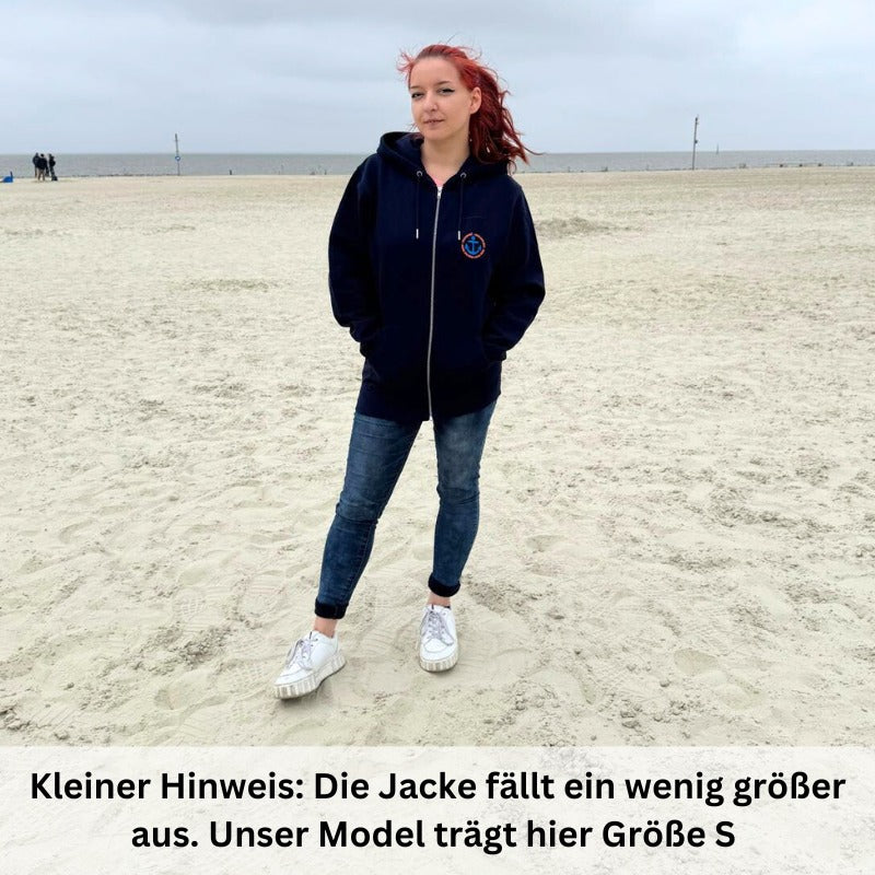 Unisex Sweatjacke "Käptn Stremel" (Deepsea)