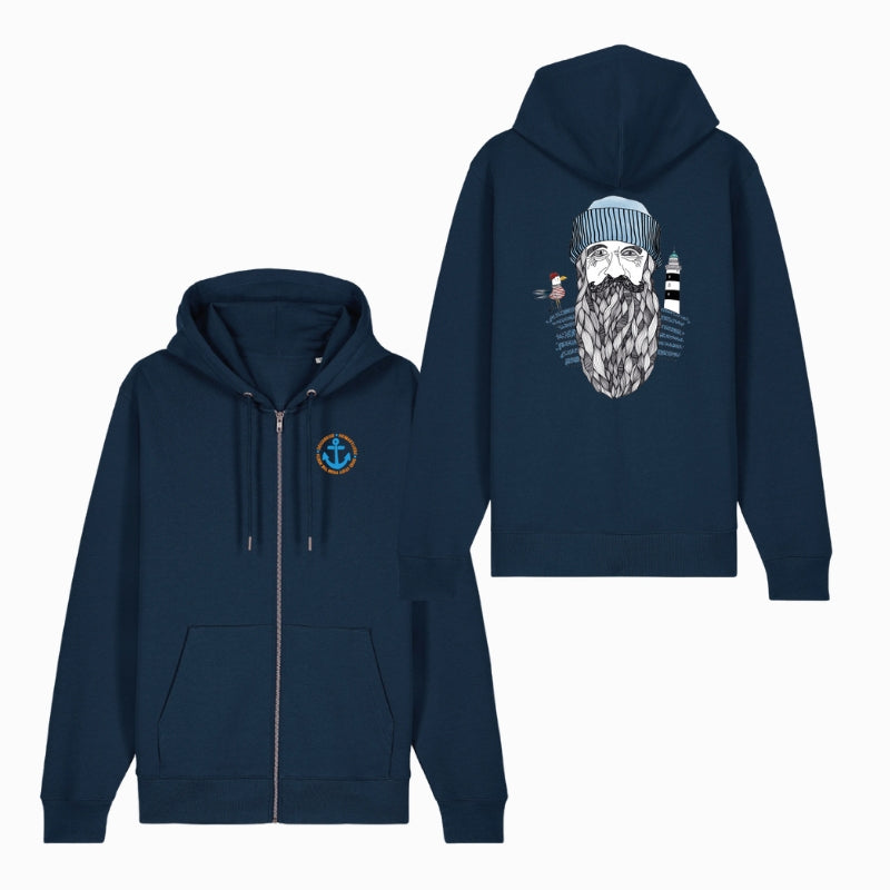 Unisex Sweatjacke "Käptn Stremel" (Deepsea)