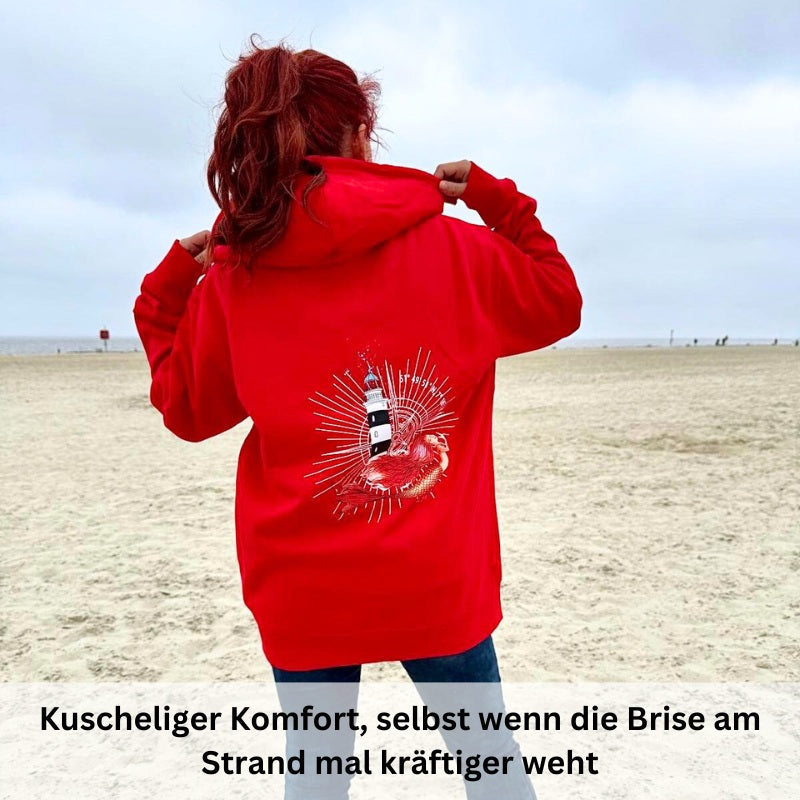 Damen Sweatjacke "Nordische Schönheit" (Sunset)