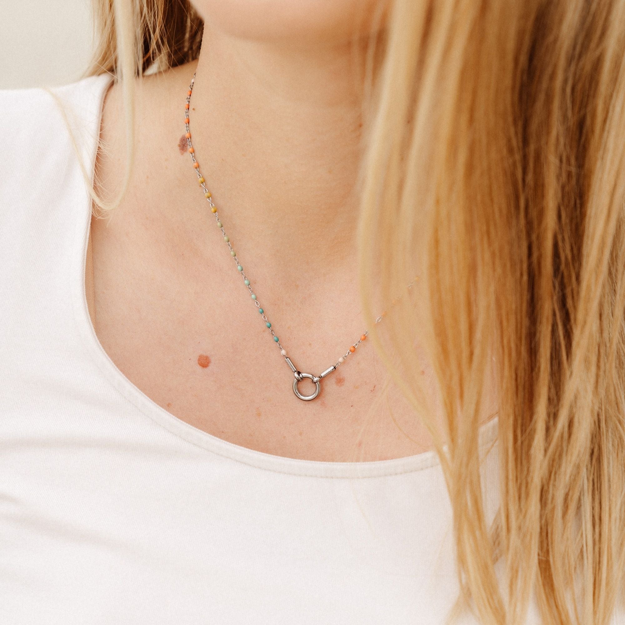 Kette Boho 1,7mm (mit Rund-Karabiner) aus Edelstahl
