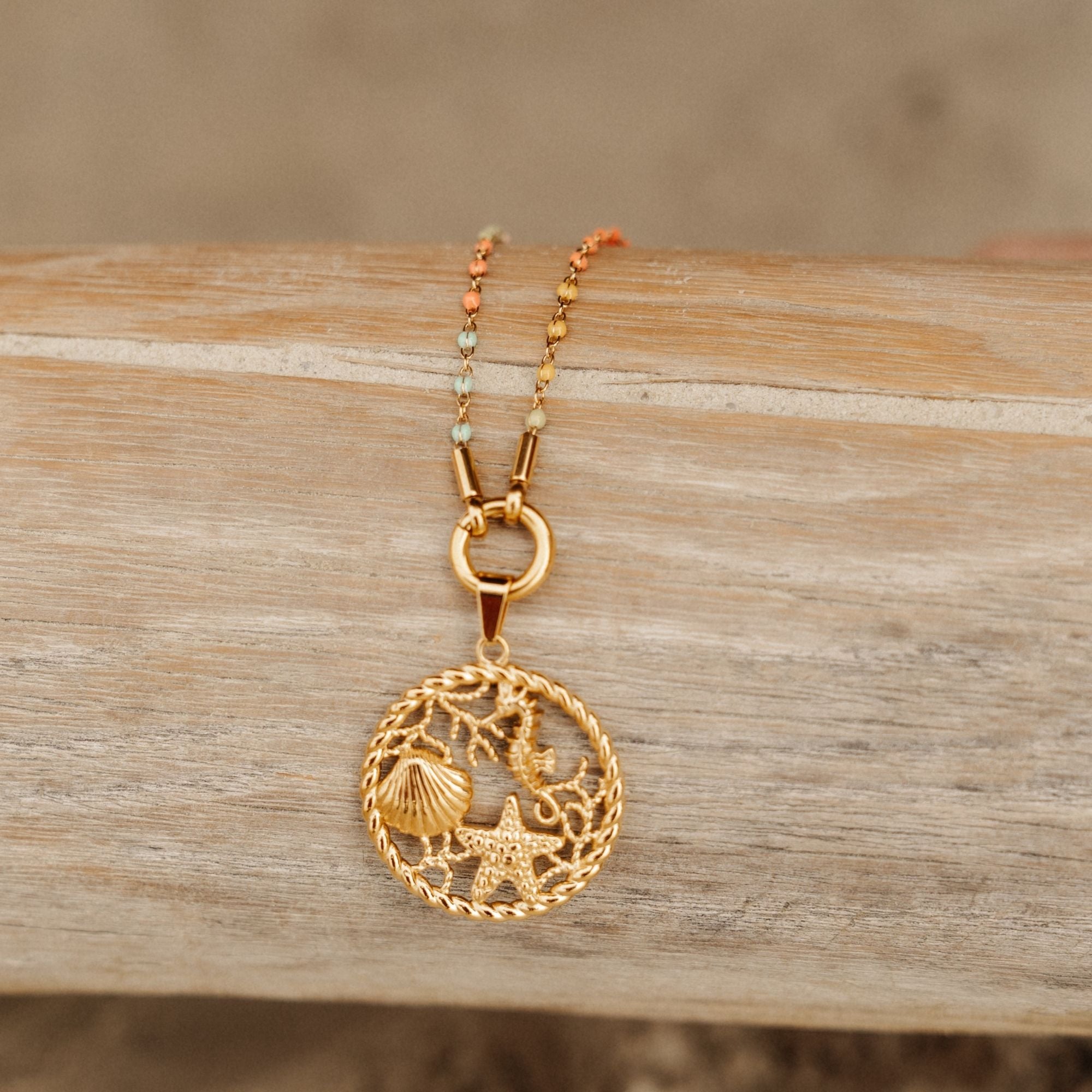Kette Boho 1,7mm (mit Rund-Karabiner) aus Edelstahl