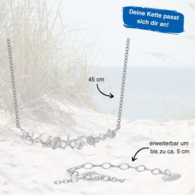 925er Silber Kette Meeresbrise (Horizont)