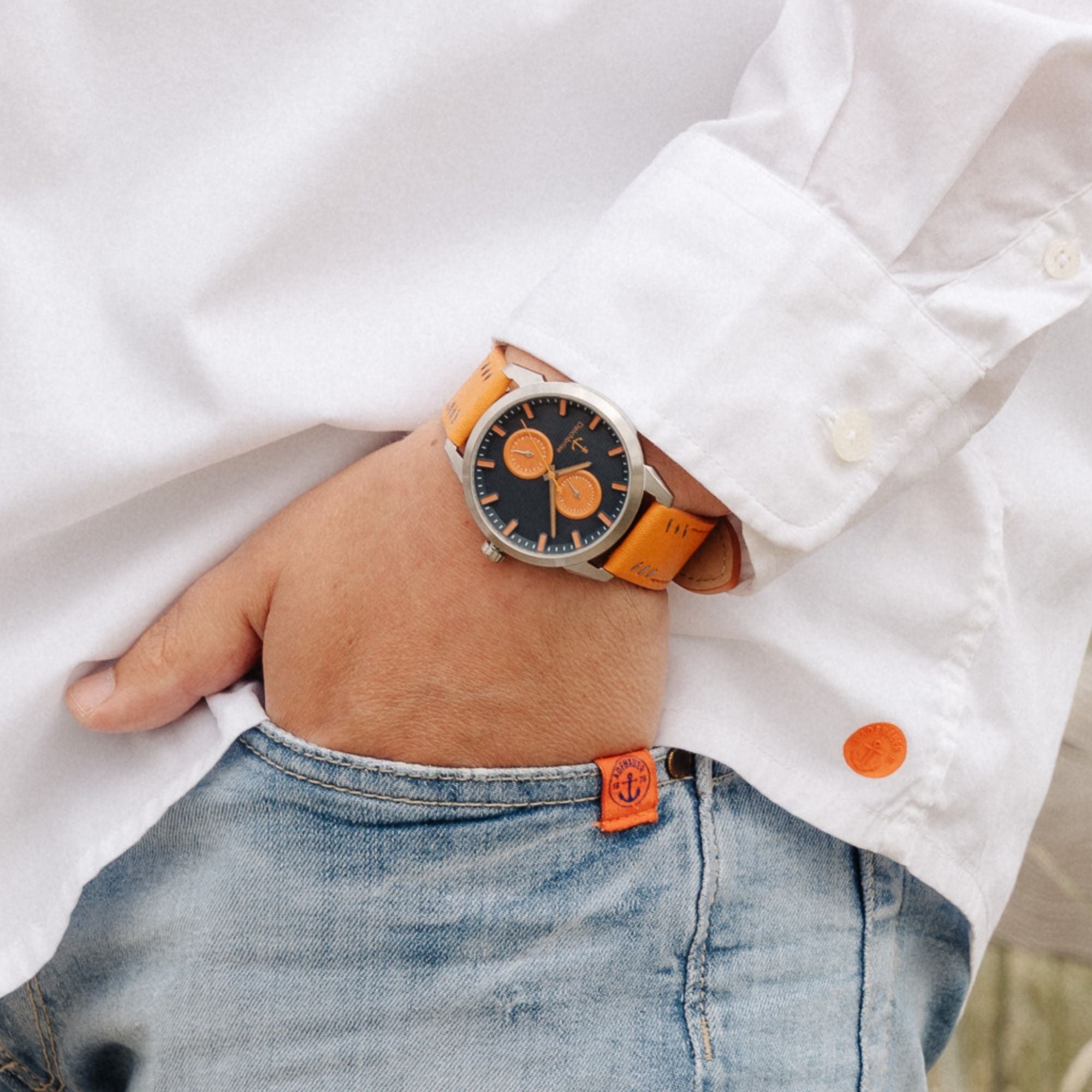 Herren-Uhr Amrum 2.0 - 42mm mit Wechselarmband
