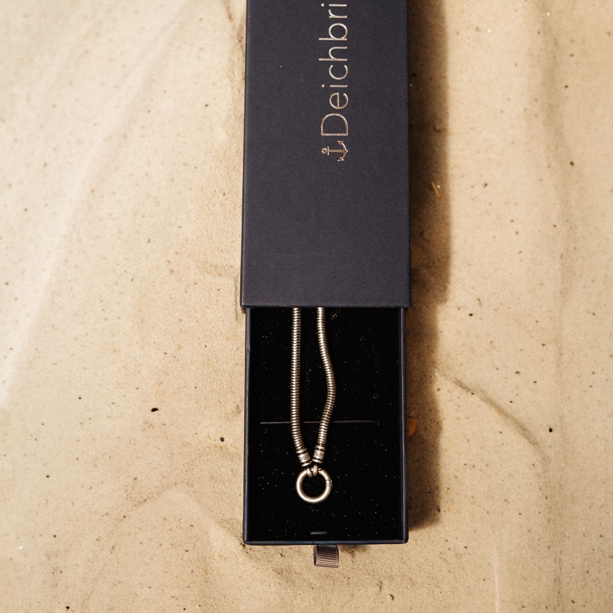 Kette Gezeiten 4mm (mit Rund-Karabiner) aus Edelstahl