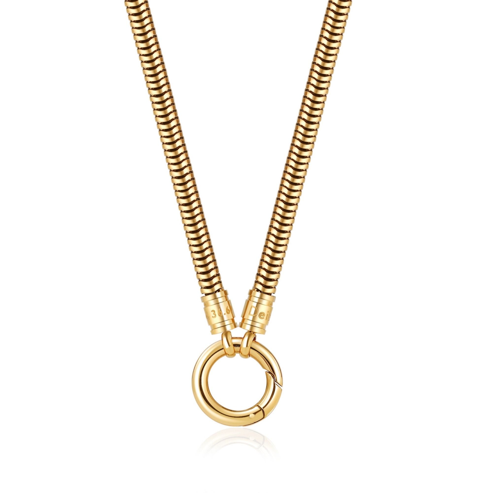 Kette Gezeiten 4mm (mit Rund-Karabiner) aus Edelstahl