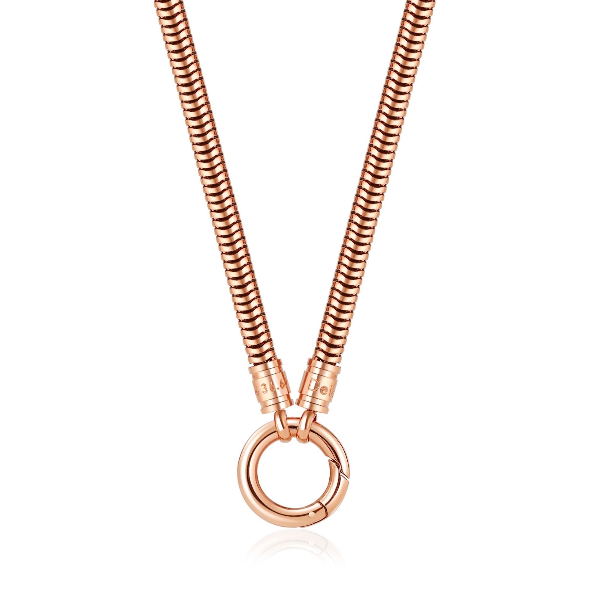 Kette Gezeiten 4mm (mit Rund-Karabiner) aus Edelstahl