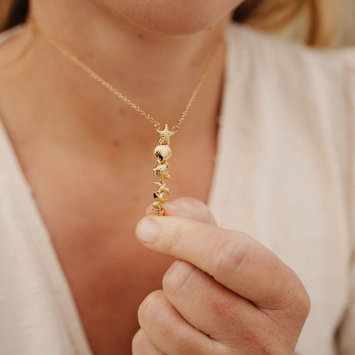 Kette Meeresbrise aus Edelstahl