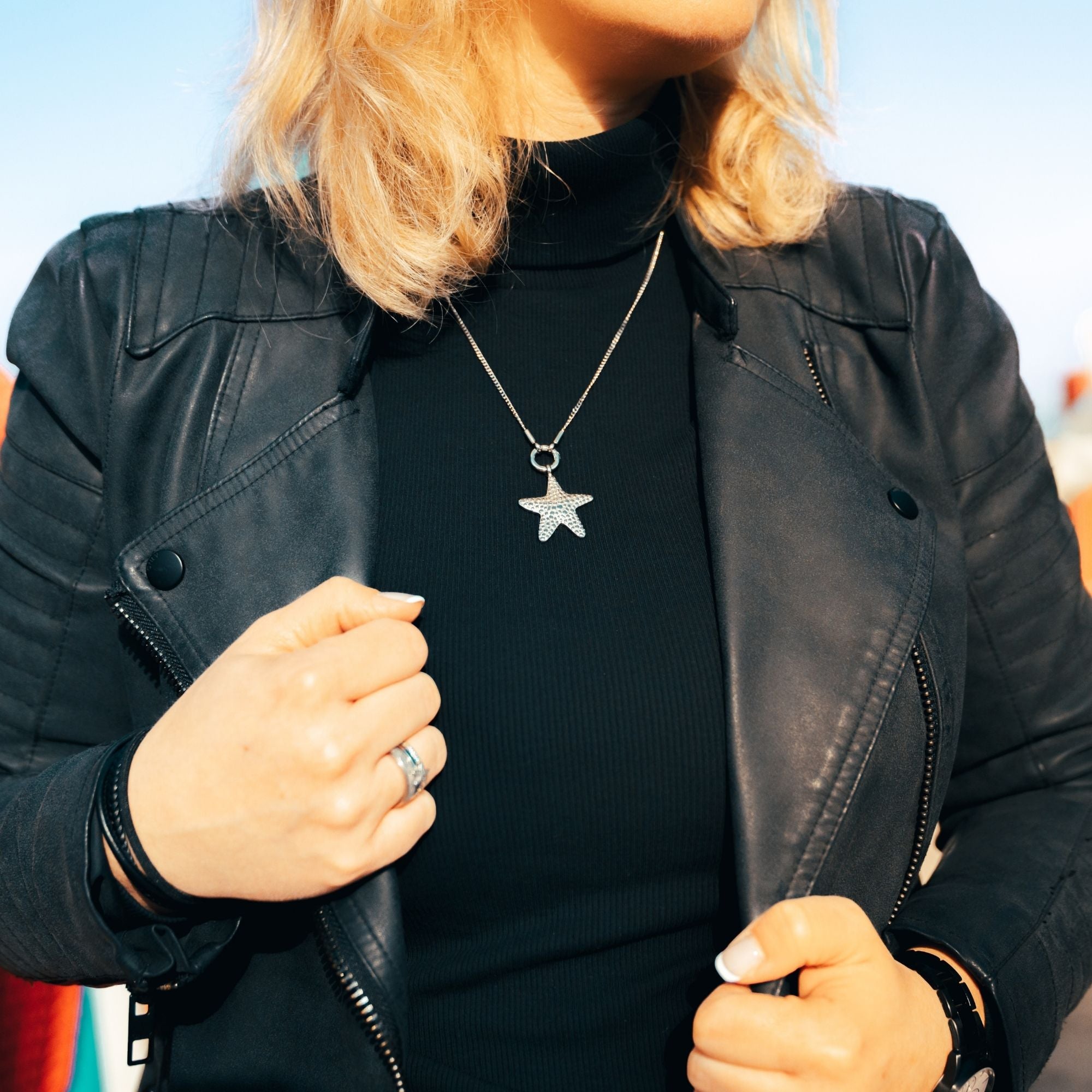 Kette Strandfein 1,8mm (mit Rund-Karabiner) aus Edelstahl