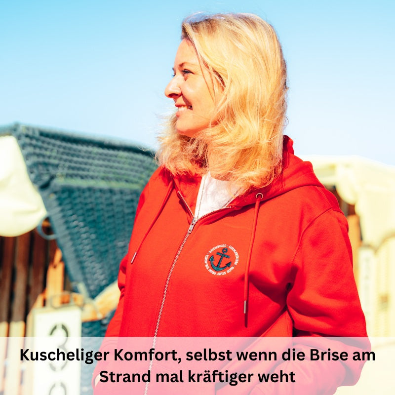 Damen Sweatjacke "Nordische Schönheit" (Sunset)