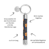 Schlüsselanhänger aus Segeltau Norderney (8mm)