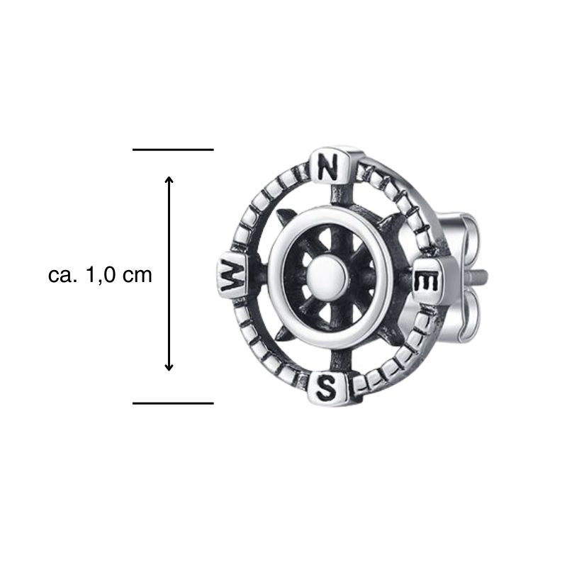Ohrstecker Kapitän aus Edelstahl (Kapitän rockt)