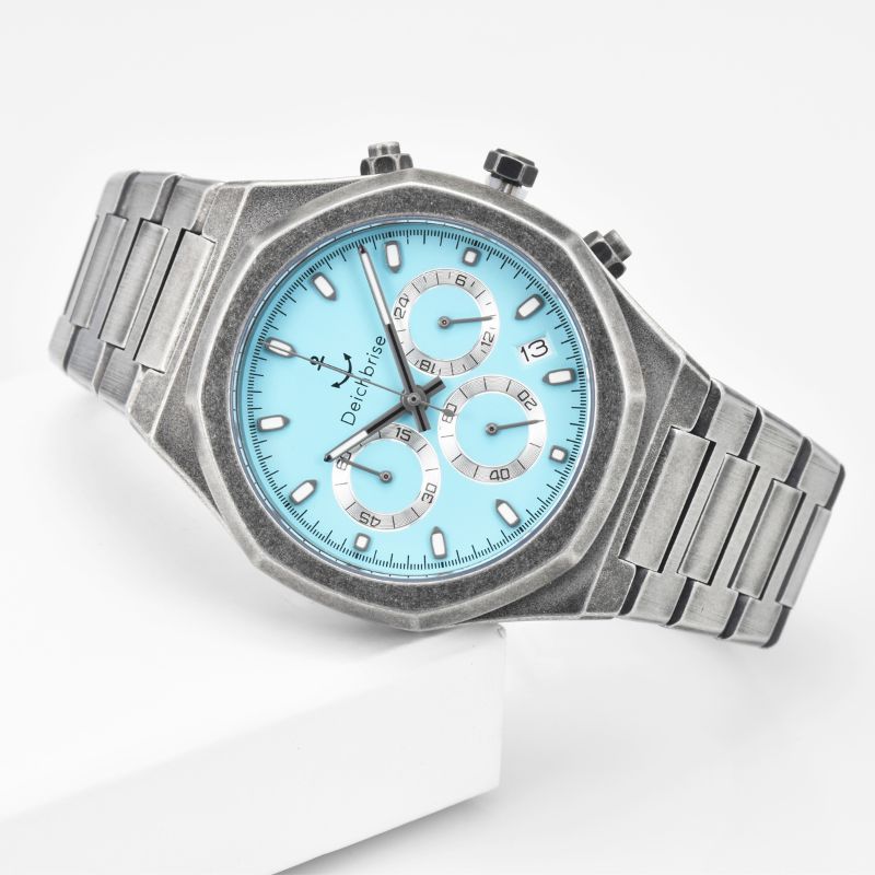 Chronograph Bootsmann 41mm (Herren) (Vintage-Blau)