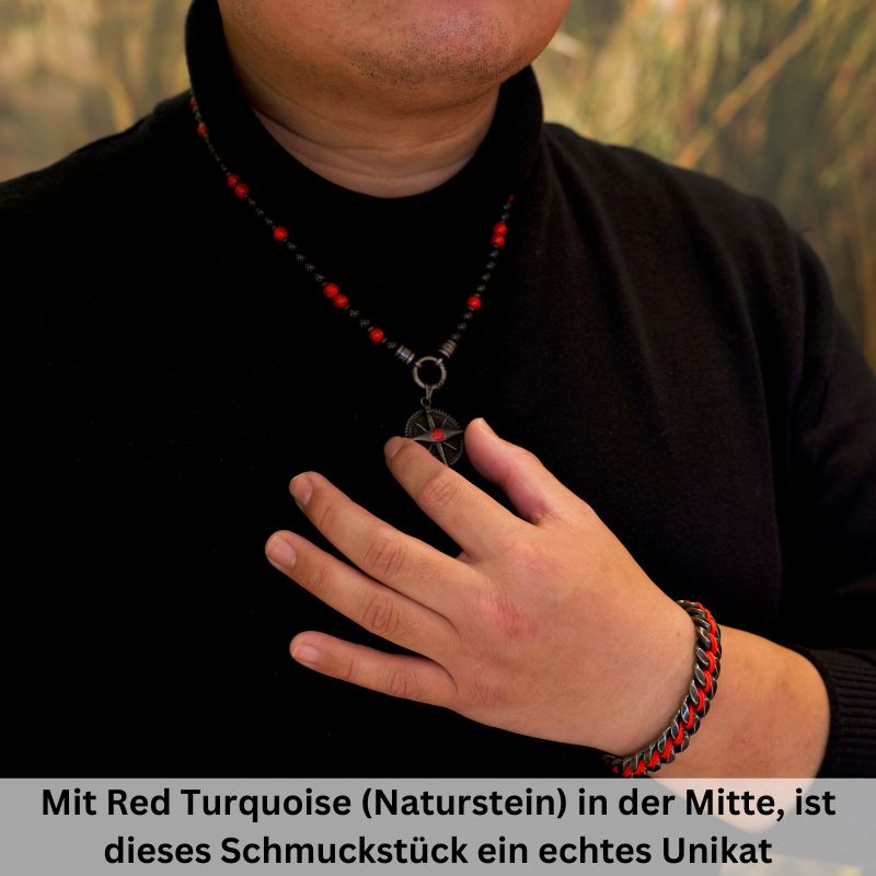 Kettenanhänger Steuerbord aus Edelstahl