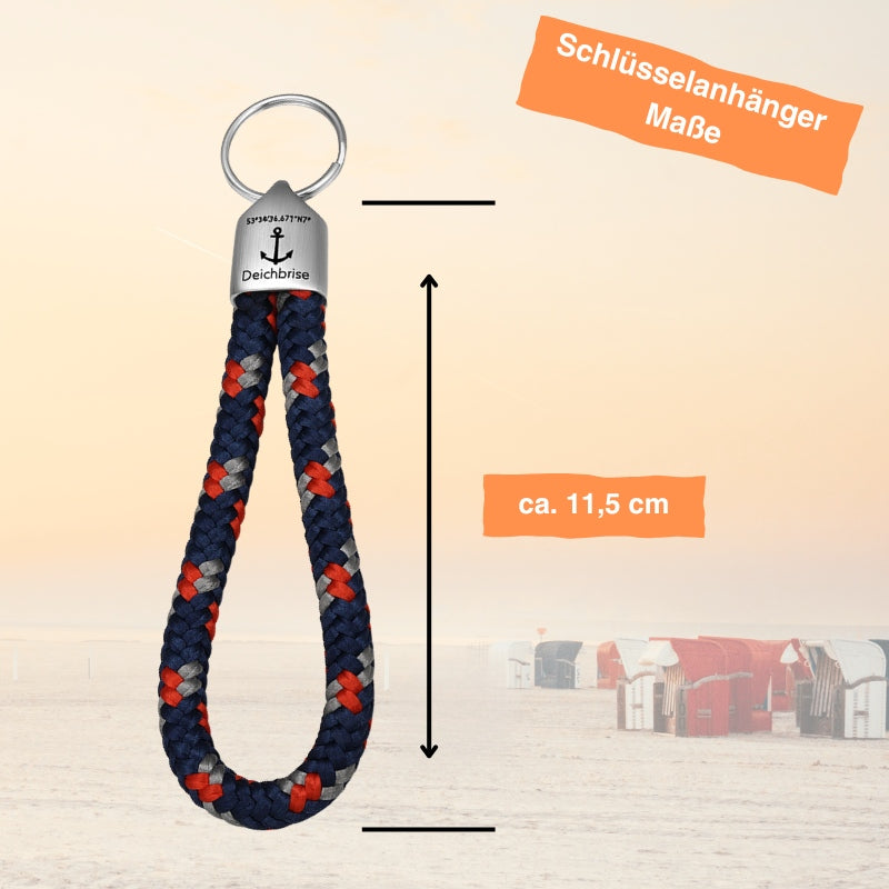 Schlüsselanhänger aus Segeltau Matrose (8mm)