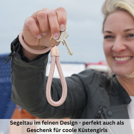 Schlüsselanhänger aus Segeltau Fehmarn (8mm)