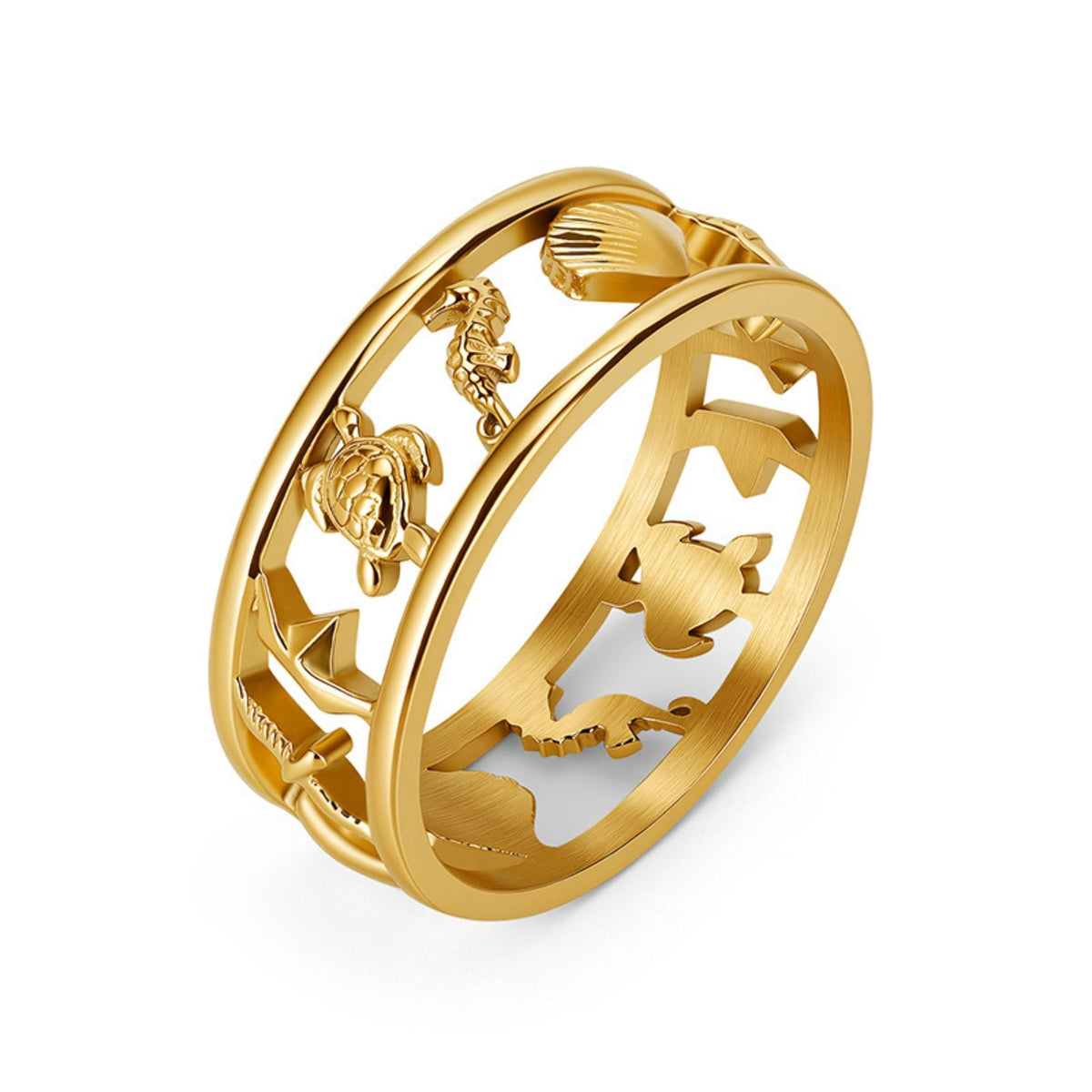 Edelstahl Ring Meeresbrise