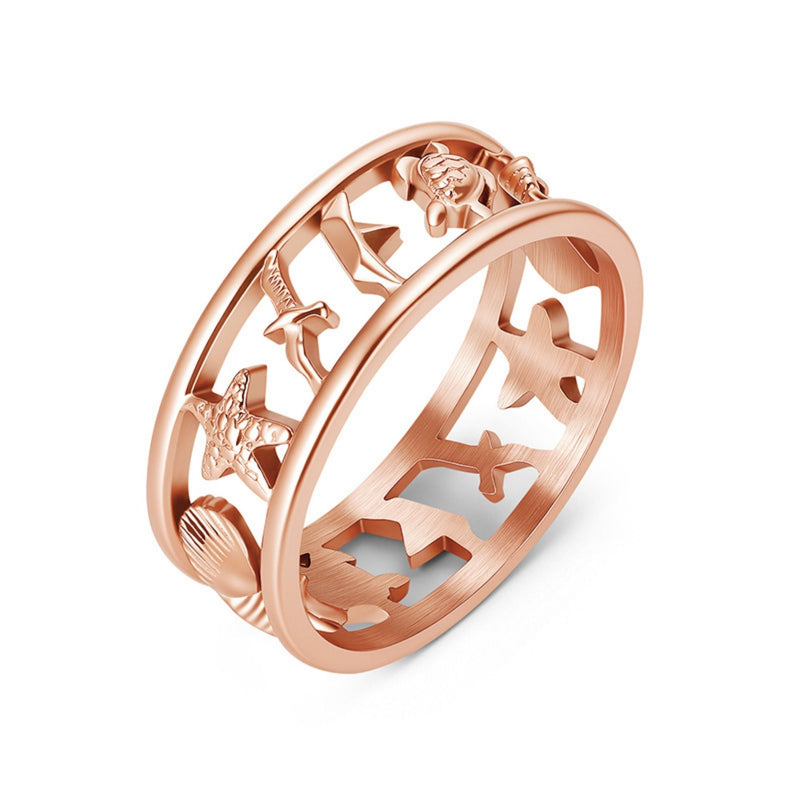 Edelstahl Ring Meeresbrise