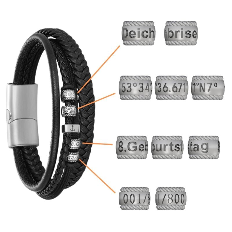 Limited Edition 8. Geburtstag - Multistrang Armband (nur 800 Stück)