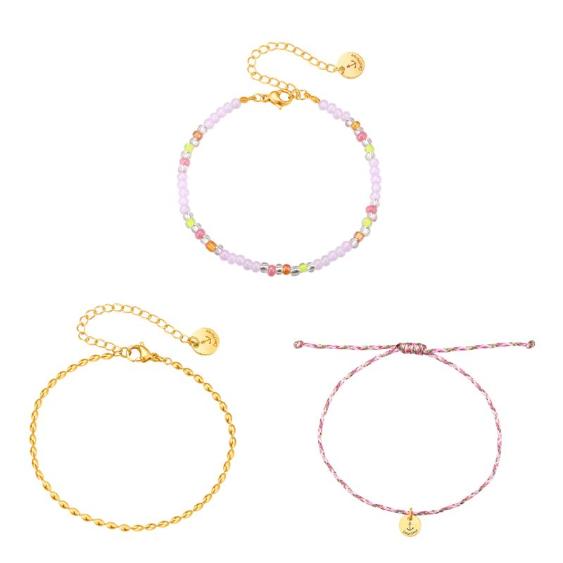 Fußkettchen Set BeachMix Sand