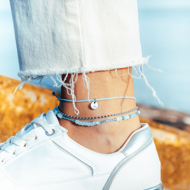 Fußkettchen Set BeachMix Ozean