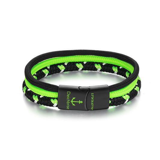 Segelseil & Segeltau Armband Meeresleuchten (Multistrang)