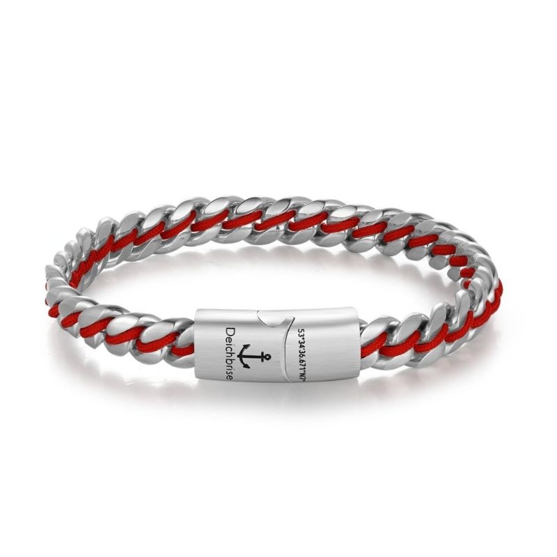 Stahltau Armband Küstenbrandung (Küstengirls)