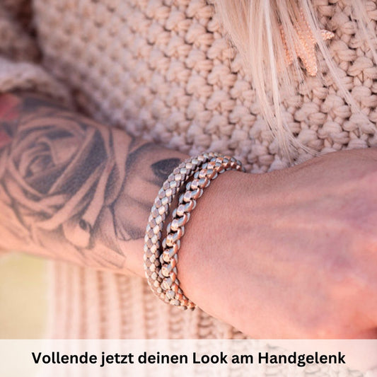 Armband Joleen am Sandstrand (Multistrang) Stahl-Tau & Segeltau