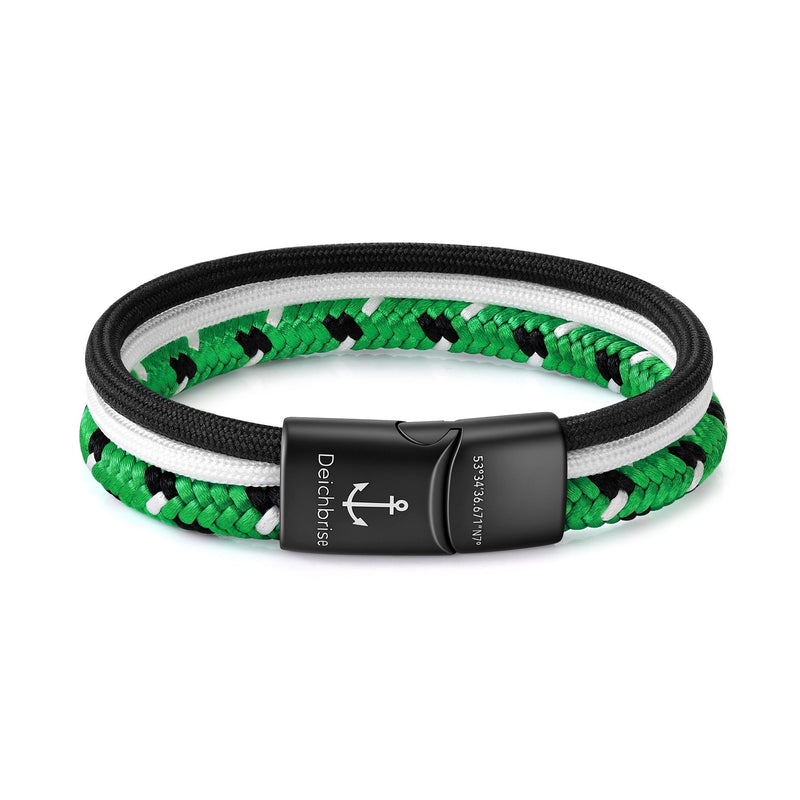 Segelseil-Segeltau Armband Flankengott (Multistrang)