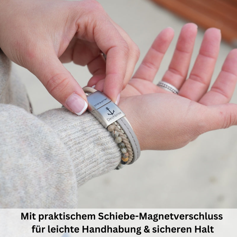 Schmuckset "Picasso" & "Papierschiffchen" - Kette mit Armband