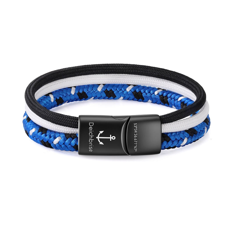 Segelseil-Segeltau Armband Lattenknaller (Multistrang)