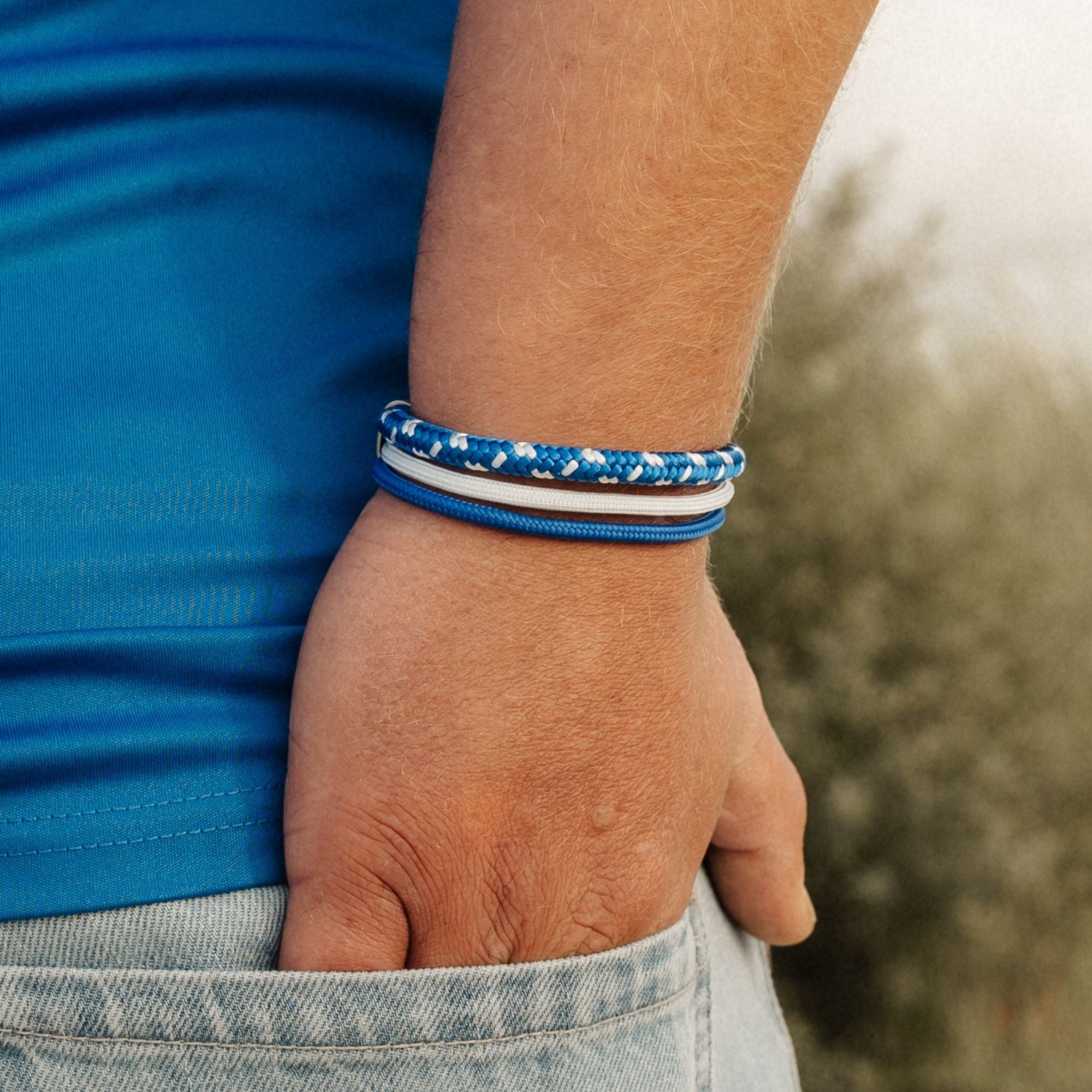 Segelseil-Segeltau Armband Abwehr (Multistrang)