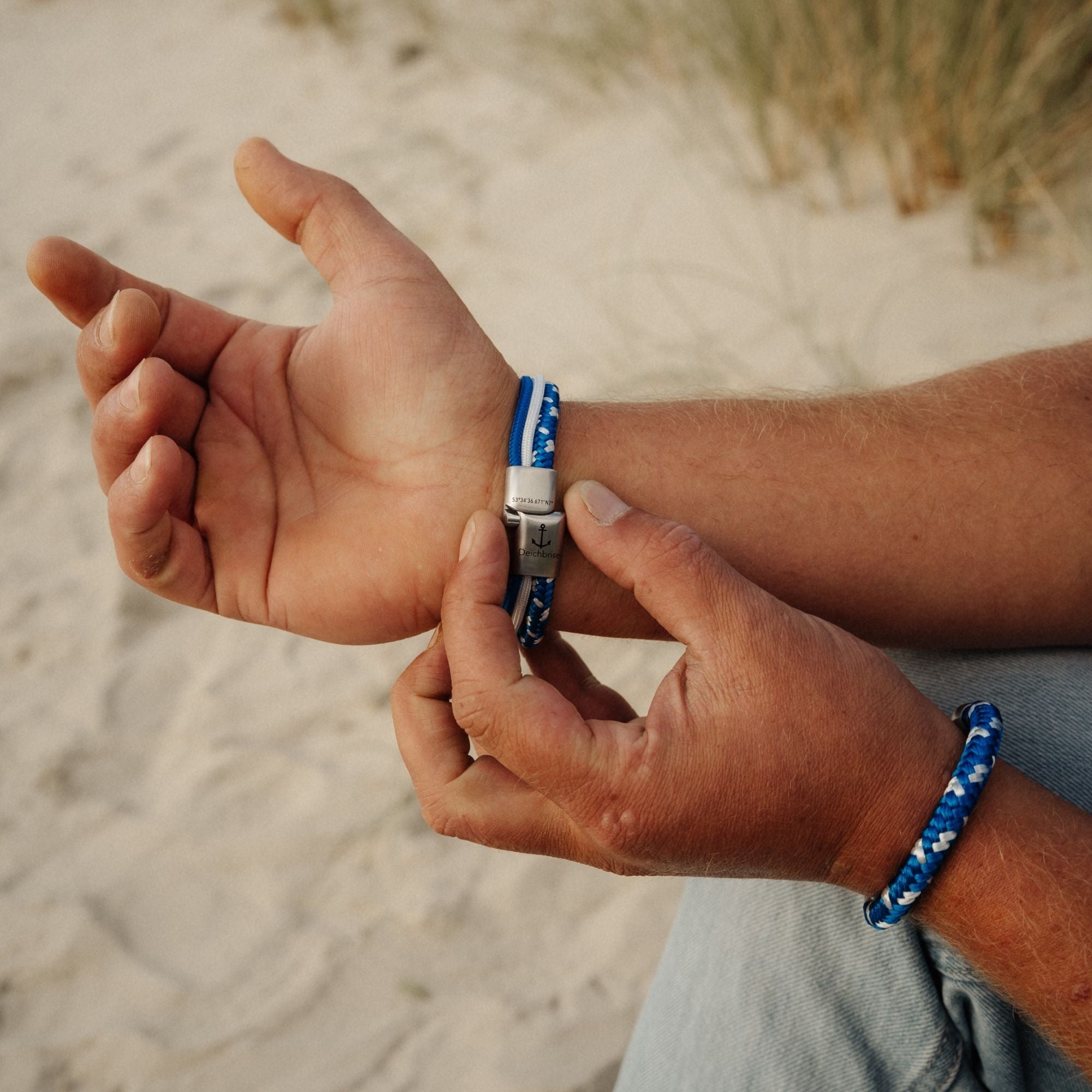 Segelseil-Segeltau Armband Abwehr (Multistrang)