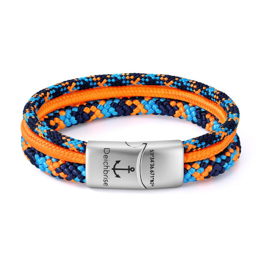 Segelseil-Segeltau Armband Inseltaucher (Multistrang)