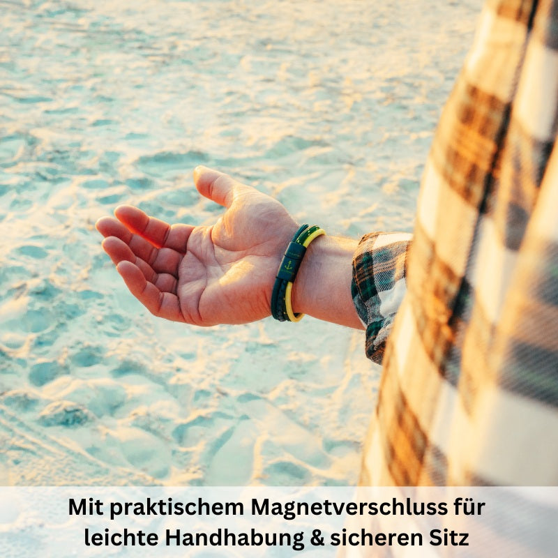 Leder & Segeltau Armband Summer Kitesurfer (Multistrang)