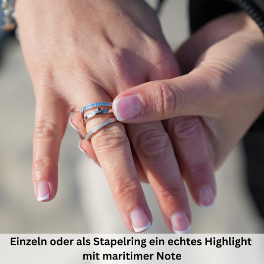Stapelring-Set Meeresrauschen