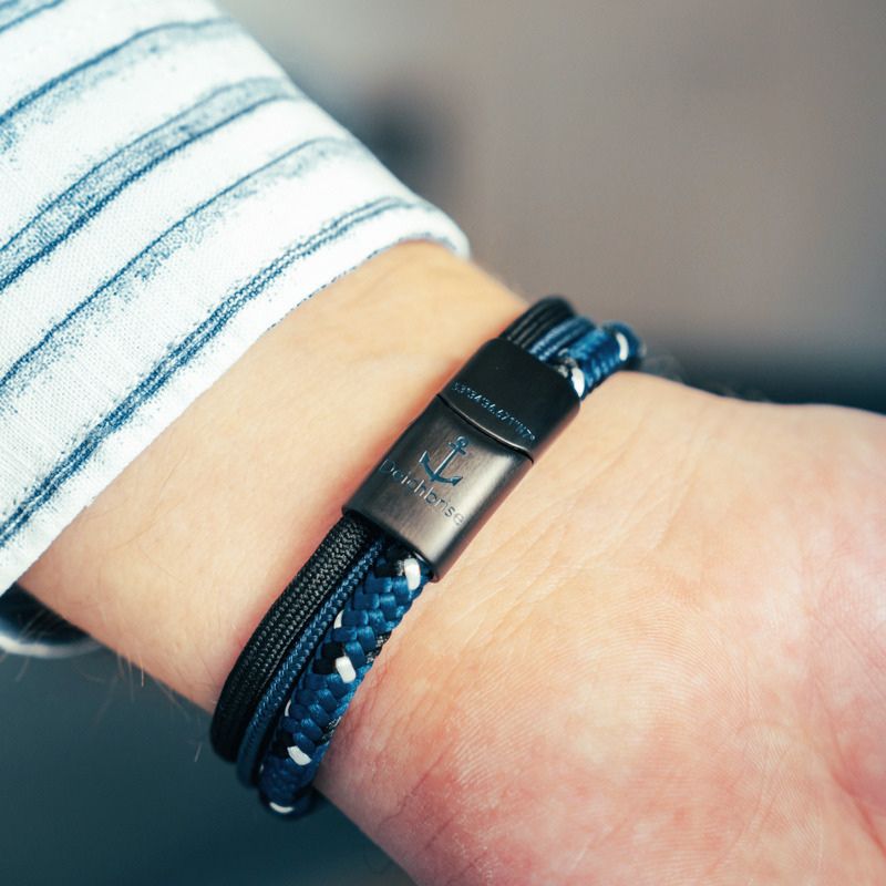 Segelseil & Segeltau Armband Rautenglück (Multistrang)