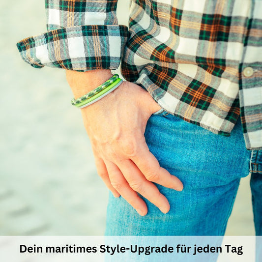 Segelseil-Segeltau Armband Schilfgras (Multistrang)