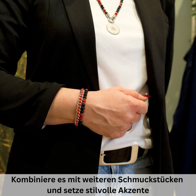 Stahltau Armband Küstenbrandung (Küstengirls)